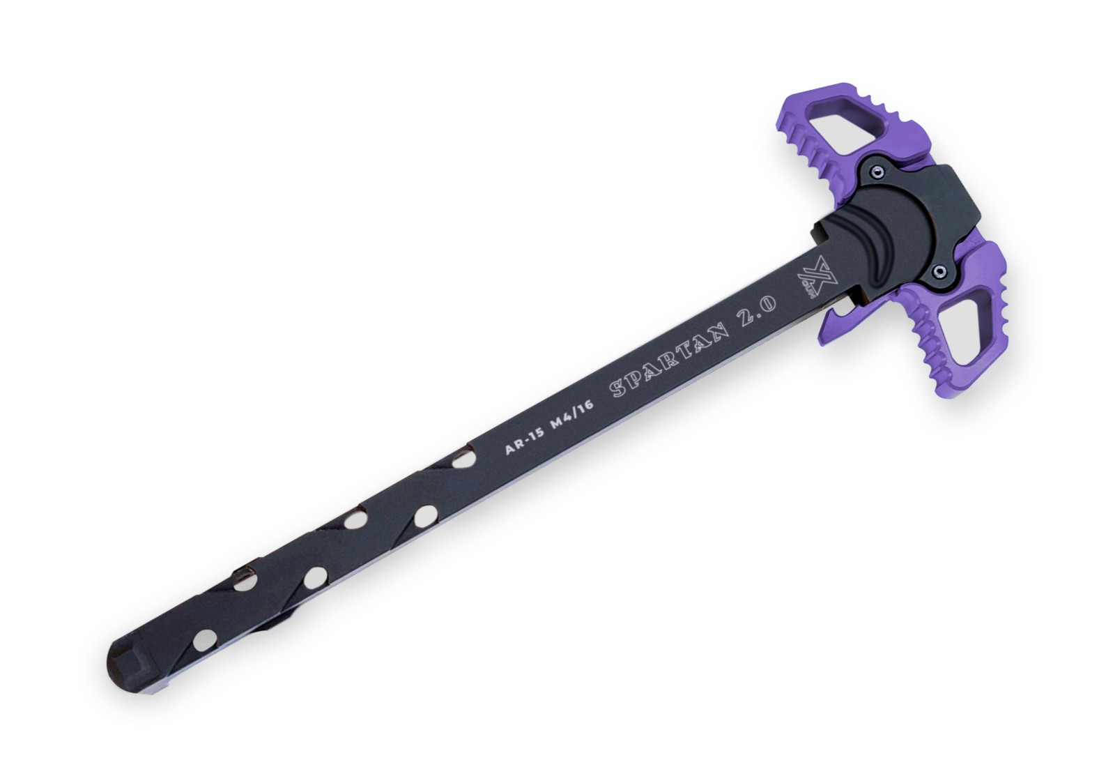 Руків'я зведення Xgun Spartan 2.0 двостороння AR15. Purple