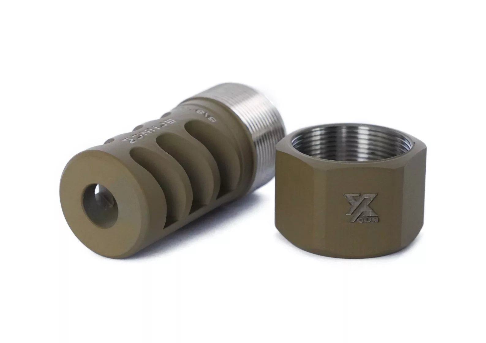 ДГК Xgun Muzzle калібр .30 (7,62) різьба 5/8"-24. FDE