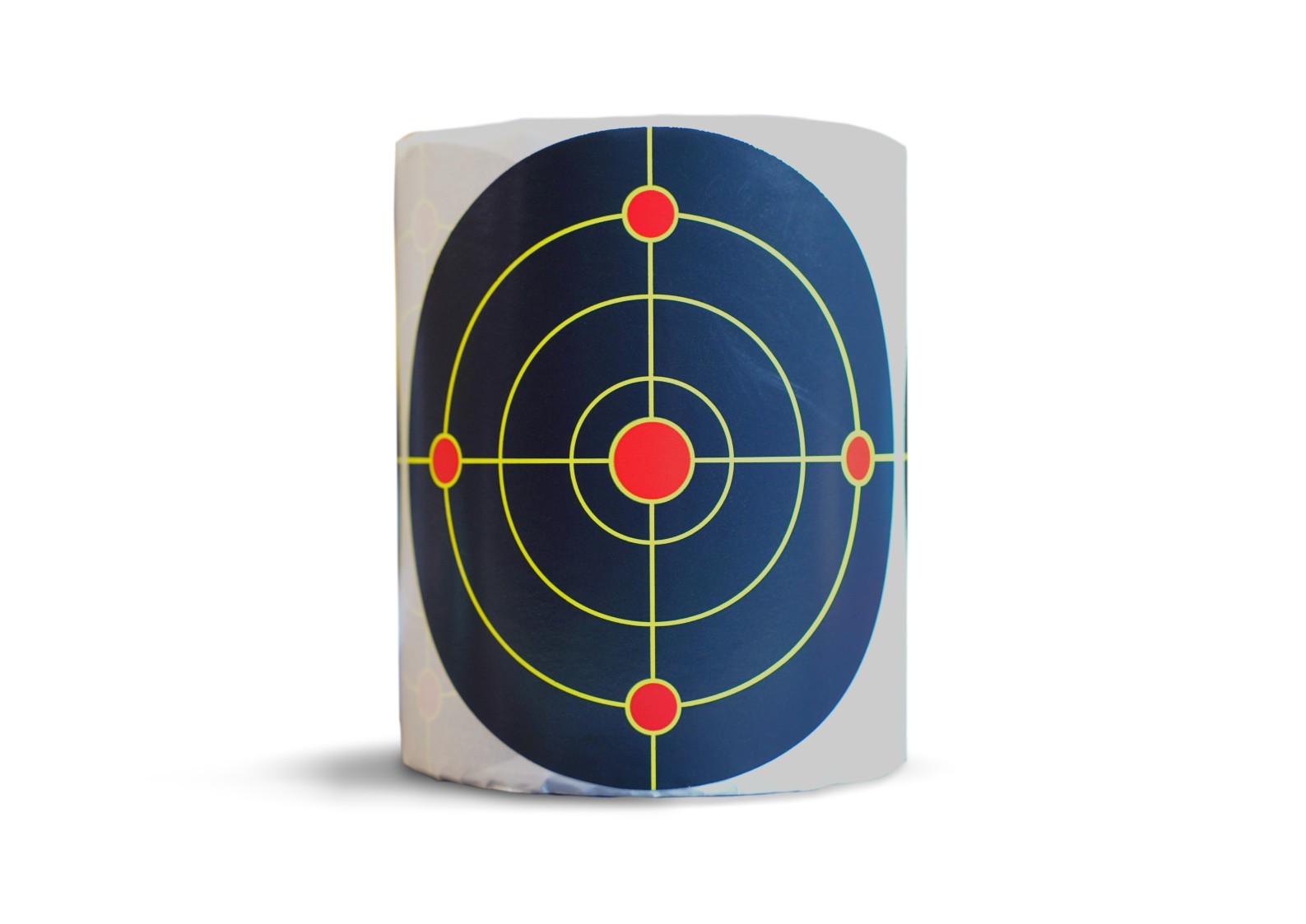 5-дюймовий клейкий папір для стрільби по мішенях BULLSEYE SPLATTER І SEFL