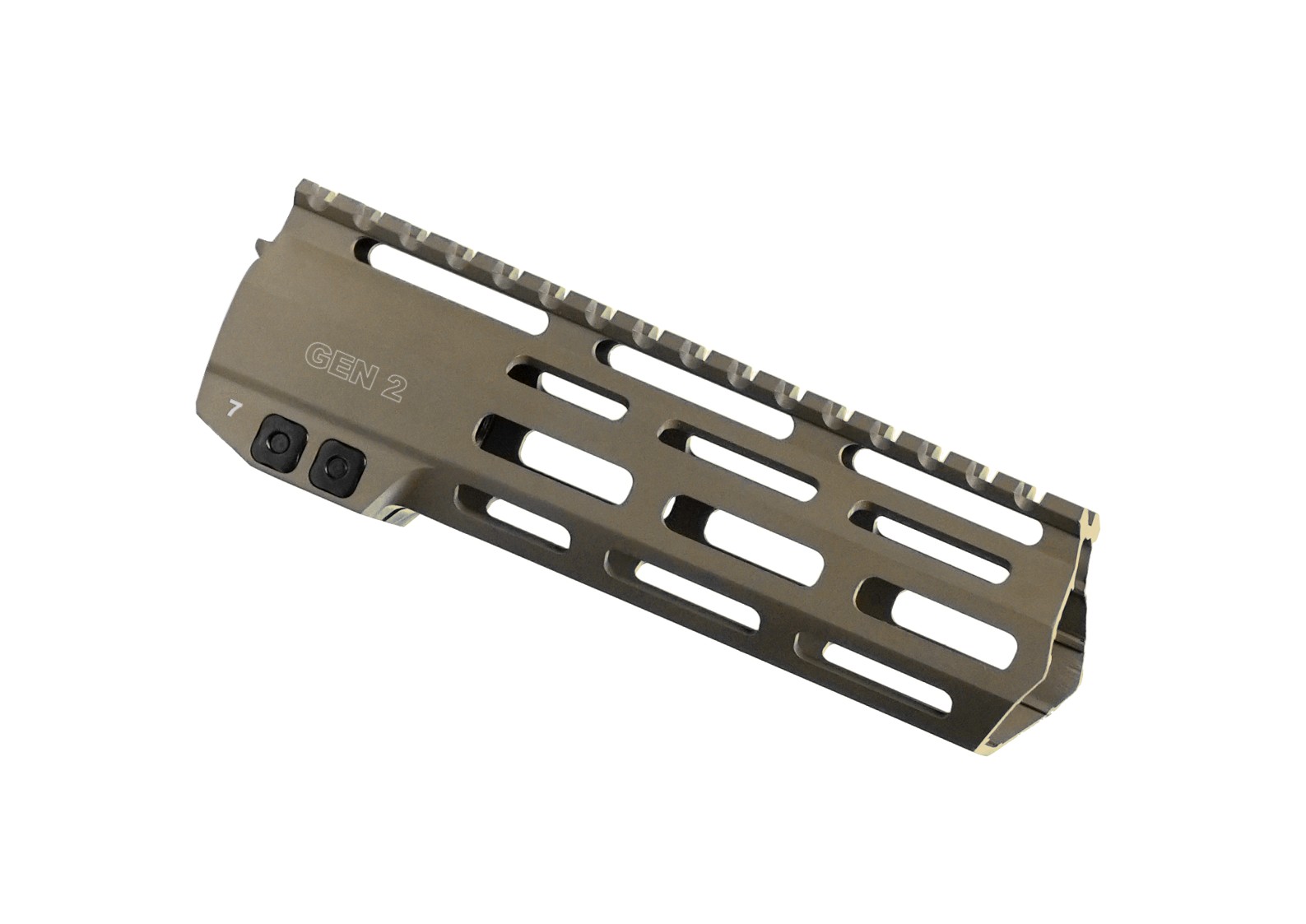 Цівка XGUN Hundguards MK2 7" для AR-15 M-LOK. FDE
