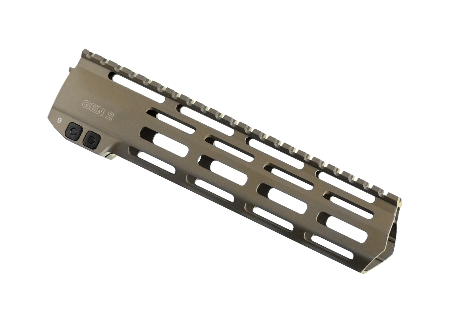 Цівка XGUN Hundguards MK2 9" для AR-15 M-LOK. FDE