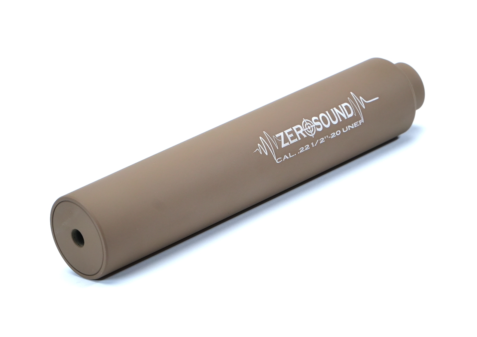 Саундмодератор Zerosound кал .22. Різьба - 1/2"-20 UNF FDE