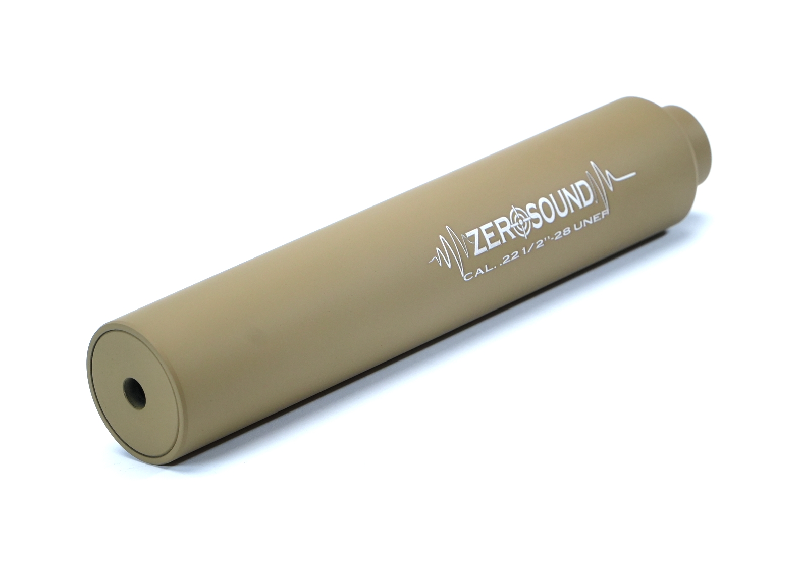 Саундмодератор Zerosound кал .22. Різьба - 1/2"-28 UNF FDE