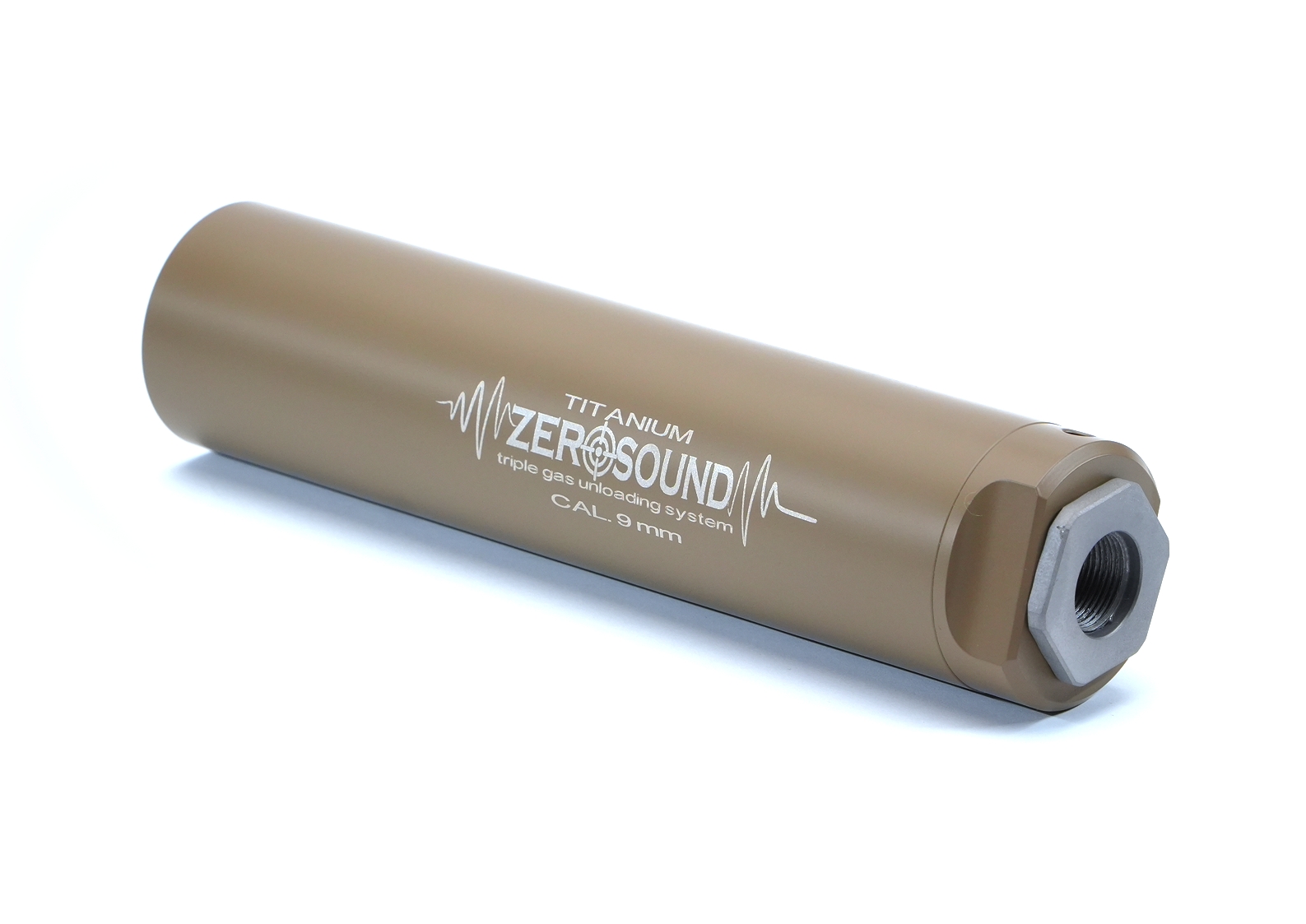 Саундмодератор Zerosound TITAN 9 mm різьба 1/2-28 FDE