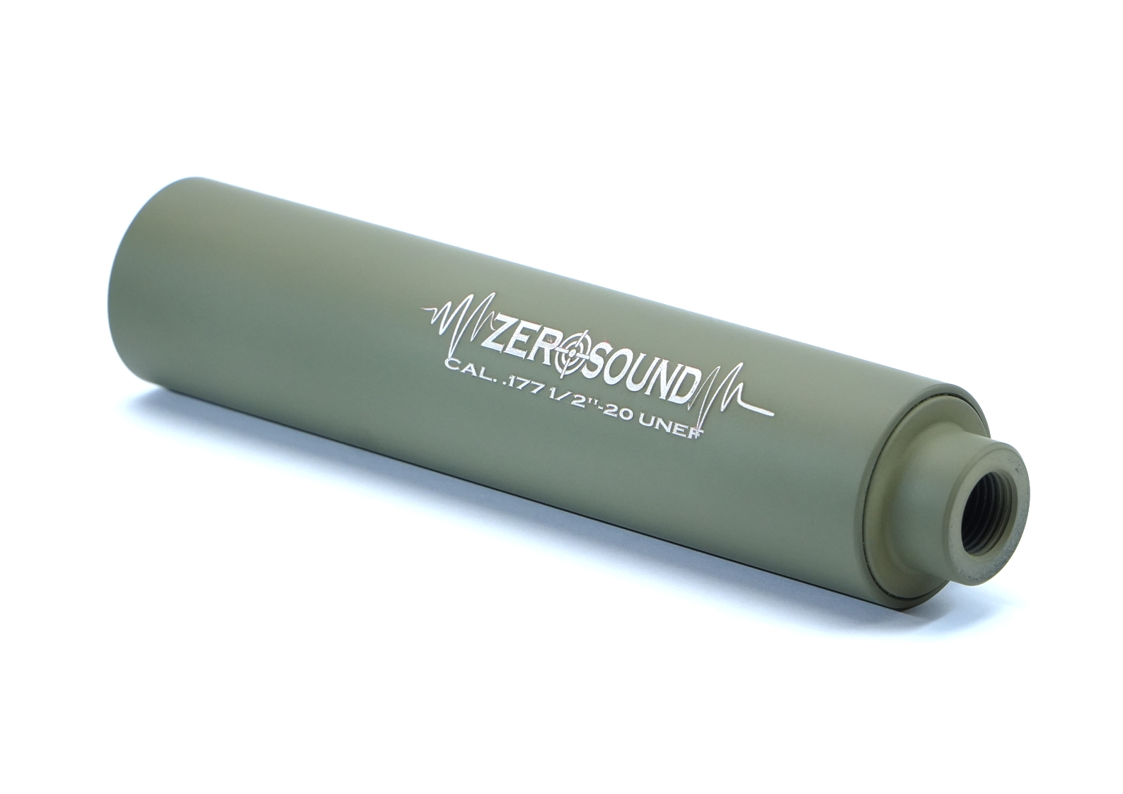 Саундмодератор Zerosound .22cal різьба 1/2-20 колір Olive