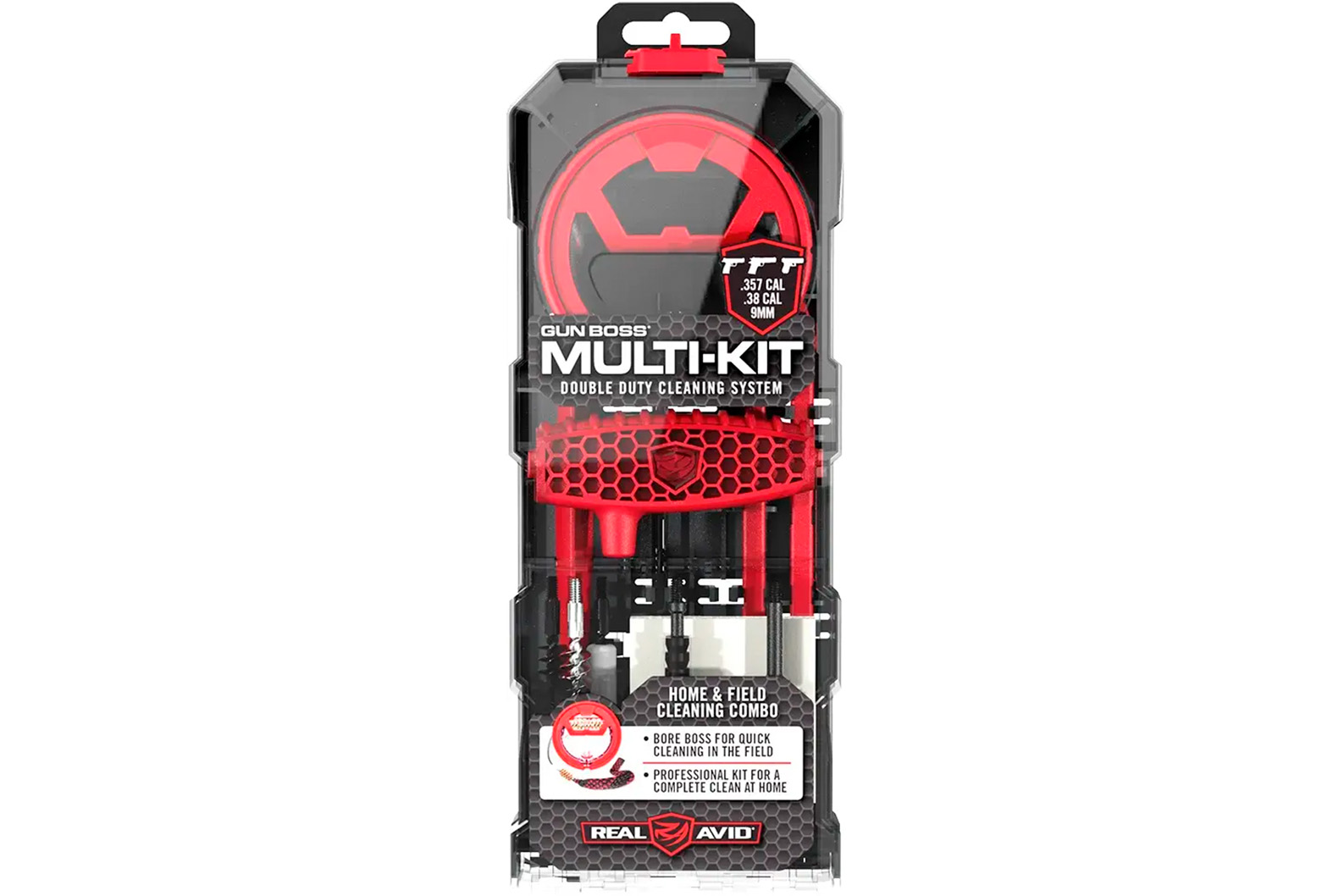 Набір для чищення Real Avid Gun Boss Multi-Kit - .357CAL/.38CAL/9 мм