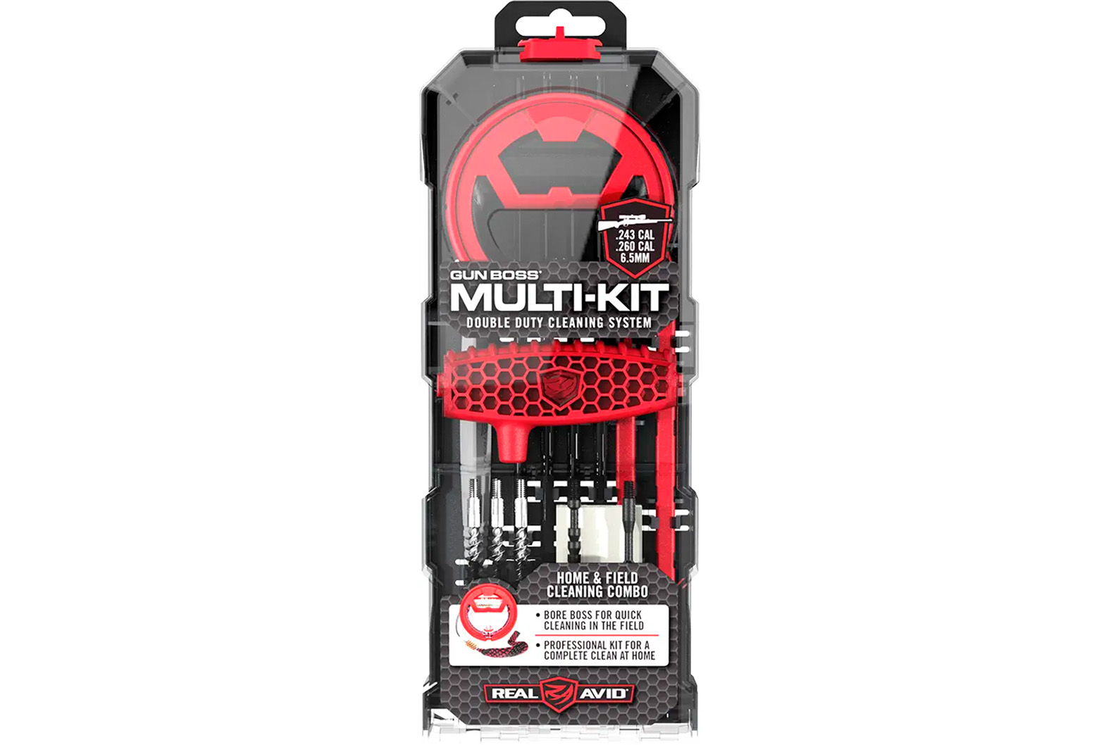 Набір для чищення Real Avid Gun Boss Multi-Kit - .243CAL/.260CAL/6.5 мм